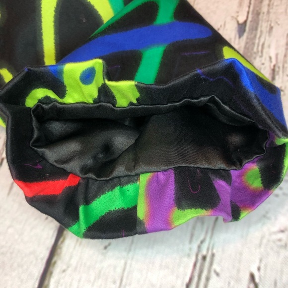 Vintage Berek Jacket Women's small Colorful Abstract Retro Graffiti Art core - Picture 12 of 12